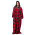Snuggs Wearable Monk Red Checkered